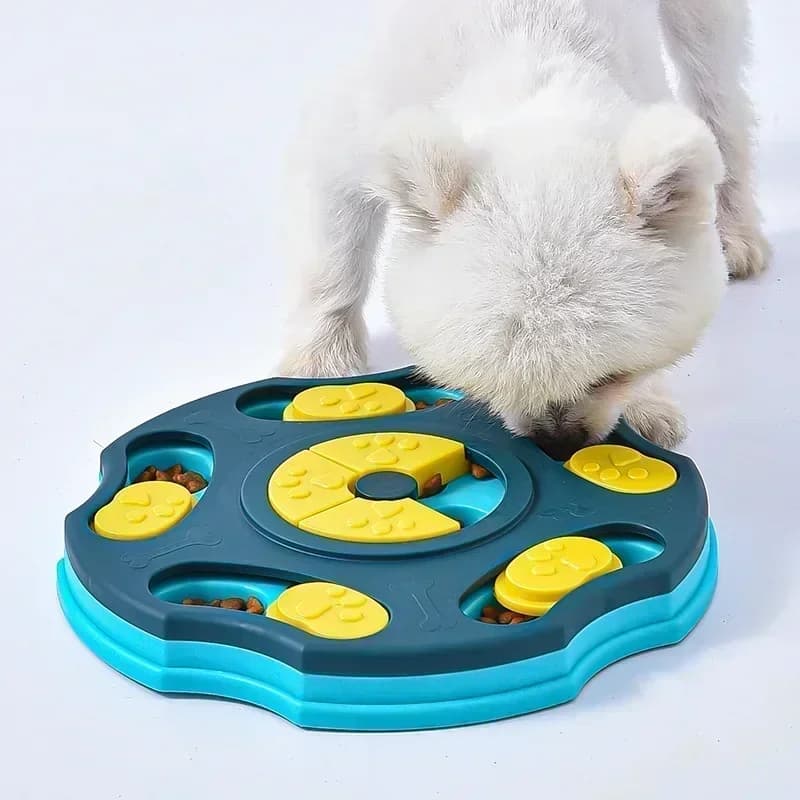 Dog Puzzle Feeder Toy - Slow Feeder & IQ Enrichment