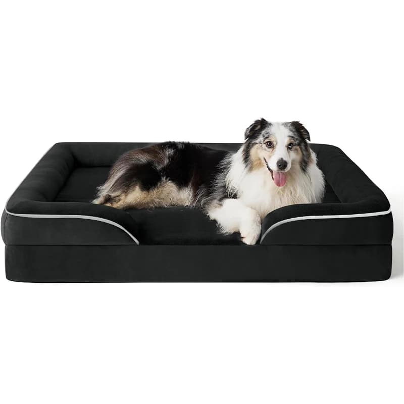 Orthopedic Memory Foam Dog Bed - Washable Cover - view 3